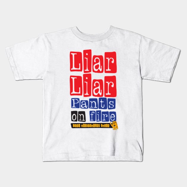 Liar! Kids T-Shirt by brendanjohnson